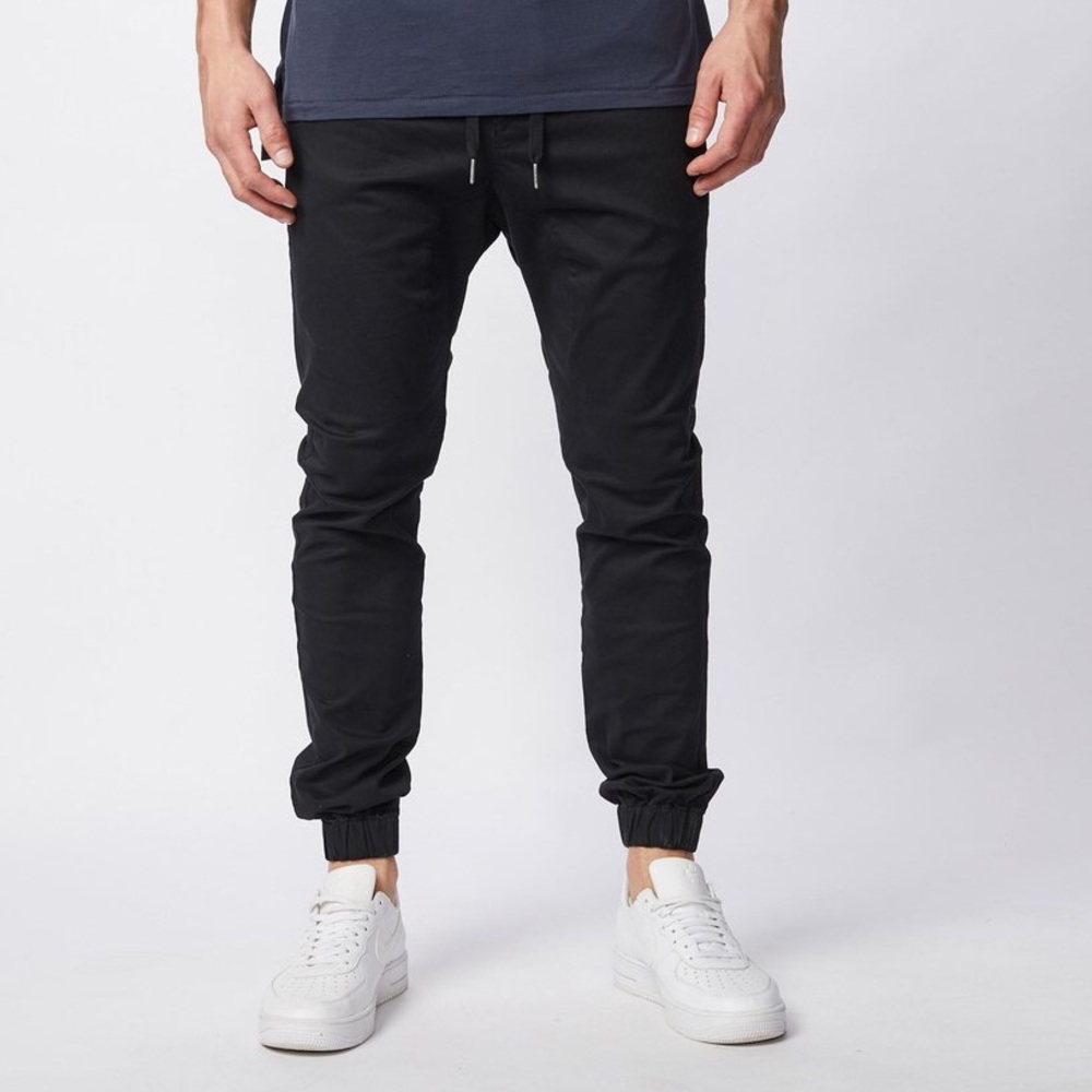 Zanerobe Sureshot Black Joggers